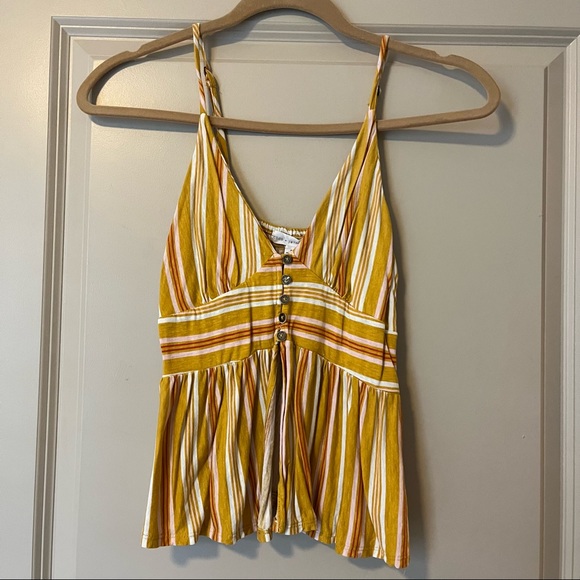 {Tillys} 3 for $25! Stripe Peplum Top - Picture 2 of 7